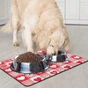 Dog Food Mats for Floors, Absorbent and Quick-Drying Pet Cat