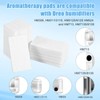 BOXOB 48 Packs Humidifier Aroma Refill Pads, Unscented Non-Woven Fabrics