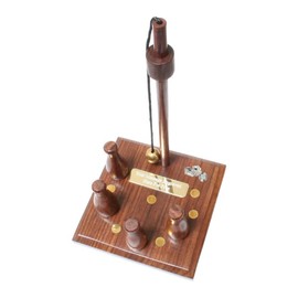 Gamekeepers Cottage gifts Chopper Bike Wooden Bar Skittles Game Bowl Set Pub Gift With Free Engraving 635