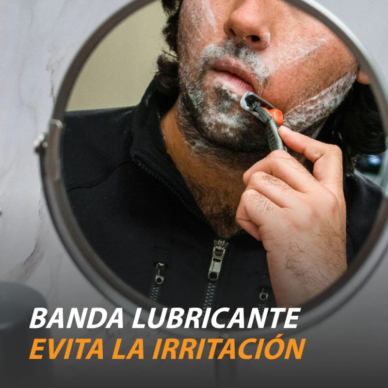 Rastrillo Bic Hybrid Comfort 3 1 mango y 6 Cartuchos