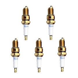 5 Pcs F7TC GX390 Spark Plug with Removable Terminal Nut for Honda GX120 GX160 GX200 GX240 GX270 GX340 for 4 Stroke Engine Generator Mower Go Kart Tractor