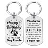 Alotozo Dog Uncle Birthday Gifts - Happy Birthday Keyring from
