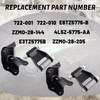 Rear Leaf Spring Shackles Hanger Brackets Repair Kit Compatible with