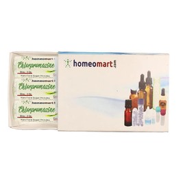 homeomart.com Chlorpromazine Homeopathy Pellets (Pills) in 30C Potency, Pack of 3