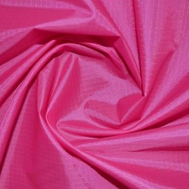 Rip Stop Spinnaker Polyester Fabric - Lightweight Water Resistant Material - Kite, Navy, Outdoor - 150cm Wide (Hot Pink, 1 Metre)
