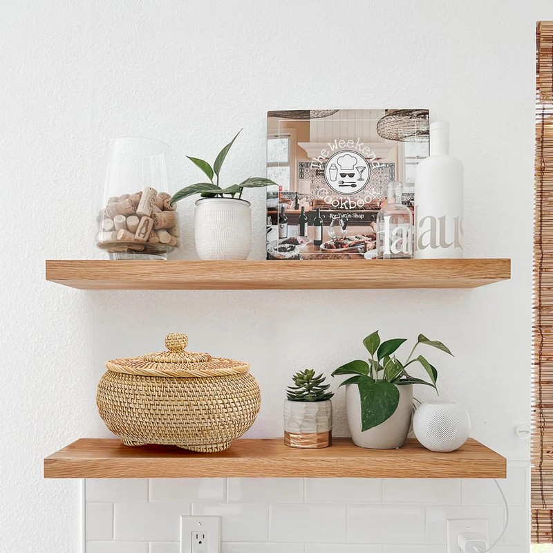 IGNPION Rattan Storage Basket with lid Multi-Purpose Decorative Storage Baskets