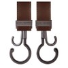 e.x.p.japon bgh11bk PP Buggy Hook, BK-synthetic Leather, Brown, 360 Degree