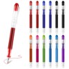 Mulaibdin Pack of 12 Disposable Fountain Pens, 9 Colours, Fountain