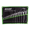 Arcan A14PMCW Metric Combination Wrench Set, 14-Piece