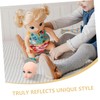 STOBOK 3pcs Vinyl Doll for Creative Crafting Realistic Features for