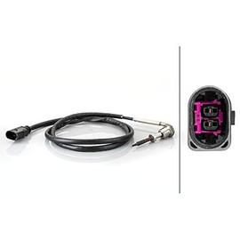 HELLA 6PU 012 806-731 Sensor, wheel speed - 2-pin connector - Rear Axle left and right - Cable: 990mm