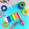 HUAZIZ 6 Rolls of Coloured Tape, Each Roll is 20