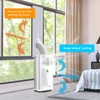 AC Window Sealing Cloth Universal Waterproof Encrypted Polyester Portable Air