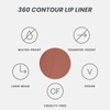 Wonderskin Lip Liner Pencil - 360 Contour Lipliner, Long Lasting,