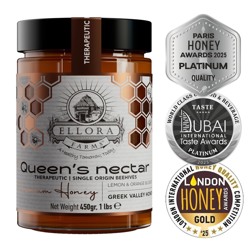 Ellora Farms Greek Honey, Lemon & Orange Blossom Raw Honey