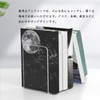 wowjimi Plastic Acrylic Bookends Set of 2 L Shaped Organization