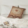 NBFKDO Antique Rose Floral French Decorative Throw Pillow Covers Soft
