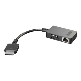 Lenovo 4X90J31060 - cable interface/gender adapters (OneLink+, VGA/RJ4), Black