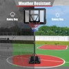 Basketball Hoop Outdoor,Portable Basketball Hoop Goal System 6.6-10ft Adjustable with