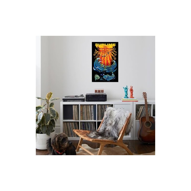 AllPosters Wall Poster Sublime- Sun & Fish, 24x36