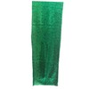 Mikinona Elegant Green Sequin Table Runner Lightweight Party Tablecloth for
