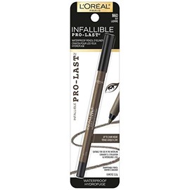 L'Oreal Paris Makeup Infallible Pro-Last Pencil Eyeliner, Waterproof & Smudge-Resistant, Glides on Easily to Create any Look, Ivy, 0.042 oz.