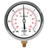 Winters P3S 300 Series Aluminum Dual Scale Pressure Gauge with