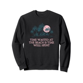 Palm Trees and Ocean Breeze Beach Tropical Summer Sweatshirt