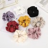 FAMEZA Satin Silk Hair Elastic,Women Fluffy Soft Silk Hair Scrunchies