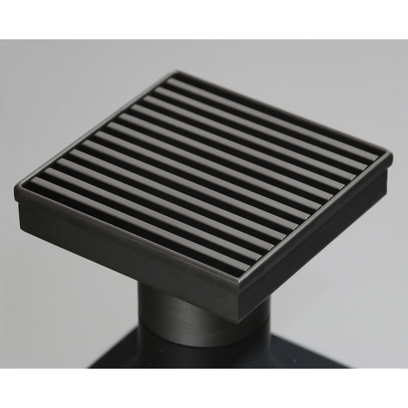 Sharpeye 4 Inch Square Shower Drain with Removable Wedge Wire