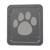 Pet Screen Door Magnetic Flap Screen Automatic Lockable Black Door
