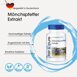 Fair & Pure® - Monk Pepper Extract - with Zinc - Vegan - 120 Capsules