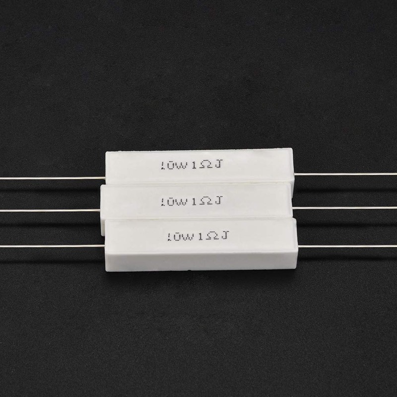 VBESTLIFE 10 Pcs/Pack 1 Ohm 10 W Ceramic Speaker Divider