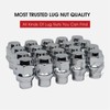 20 ET Bulge Conical Lug Nuts 1/2"-20 with Offset Washers