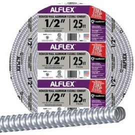 Southwire 1-Southwire 1/2 In. x 25 Ft. Aluminum Flexible Electrical Metal Conduit 55082121