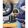 ONVIAN Rechargeable Motorcycle Lock with 120db Alarm and 6FT Steel