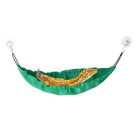 Zayookey Lizard Hammock Bearded Dragon Hammock Reptile Hammock Swing Lizard Hammock Lizard Lounger for Reptiles Lizard Bearded Dragon Geckos Snakes Chameleon Iguana (Green)