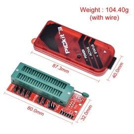Gosono PICKIT3 Programmer + PIC ICD2 PICKit 2/3 Programming Adapter Universal Programmer Seat FZ0508