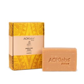 Aoklabs - Prebiotic Rose Gold Soap schützt vor Infektionen, Feuchtigkeitsverlust, Reizungen und Entzündungen dank einer Kombination von Zutaten mit antiseptischen Eigenschaften 100g.