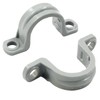 Bonsicoky 12 Pcs 1/2 Inch PVC Pipe Straps - Two