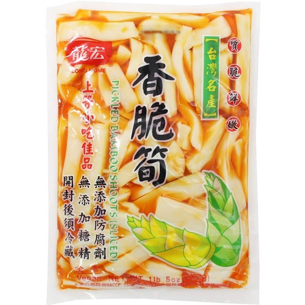 Ryuko Fragrant Bamboo Shoot (Seasoned Bamboo Shoot), Bag Type, 21.2