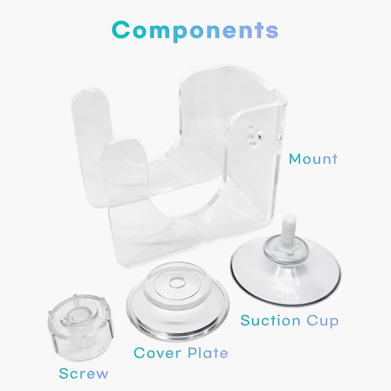 IRUZIO Aquarium Cleaner Dedicated Wall Mount