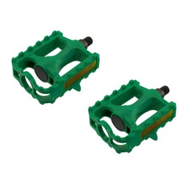 Fenix Plastic 543 MTB Bike Pedals, Various Sizes and Colors (Green, 9/16")