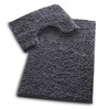 VELVETIO Bath Mats & Pedestal Set, Zero Twist Fluffy Super