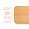 K-UNING Coffee Tray, Cafe Tray, Wood, 7.3 x 10.0 inches