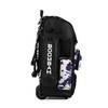 Boombah Rolling Superpack Hybrid Digital Camo Bat Pack Black/Purple -
