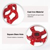 M METERXITY 3-Set Outside Faucet Handle, 6x6mm Paint Cast Iron