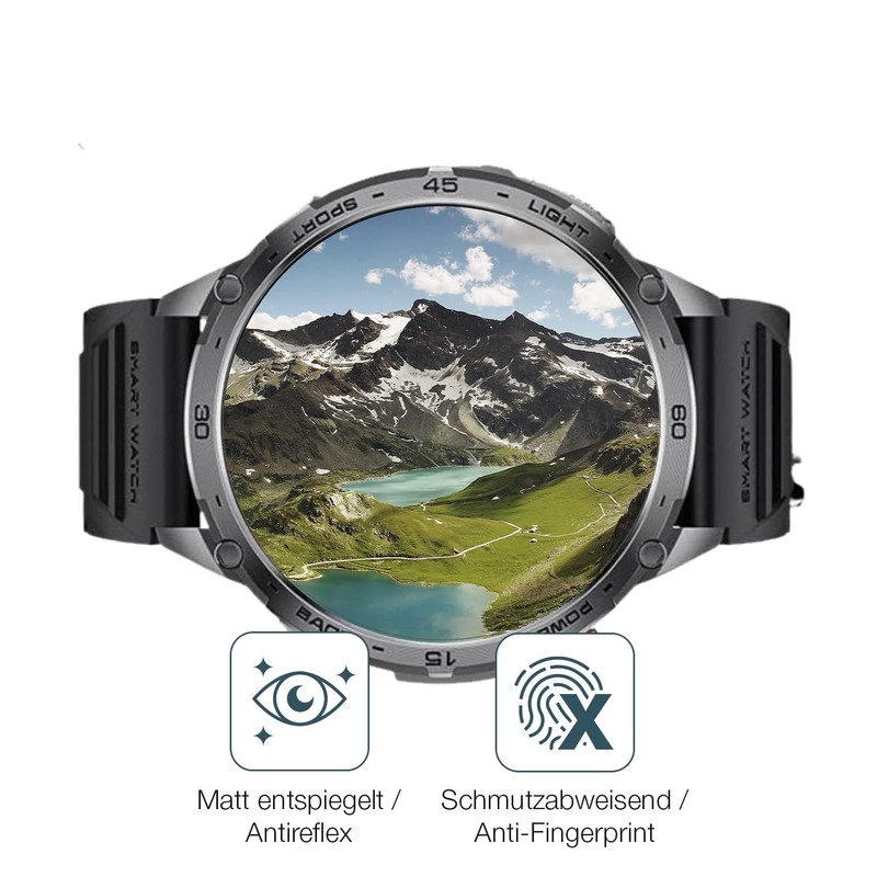 dipos I 2x Screen Protector 9H Matte Compatible with Lige