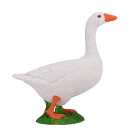 MOJO Goose White Farm Bird Animal Model Toy Figure