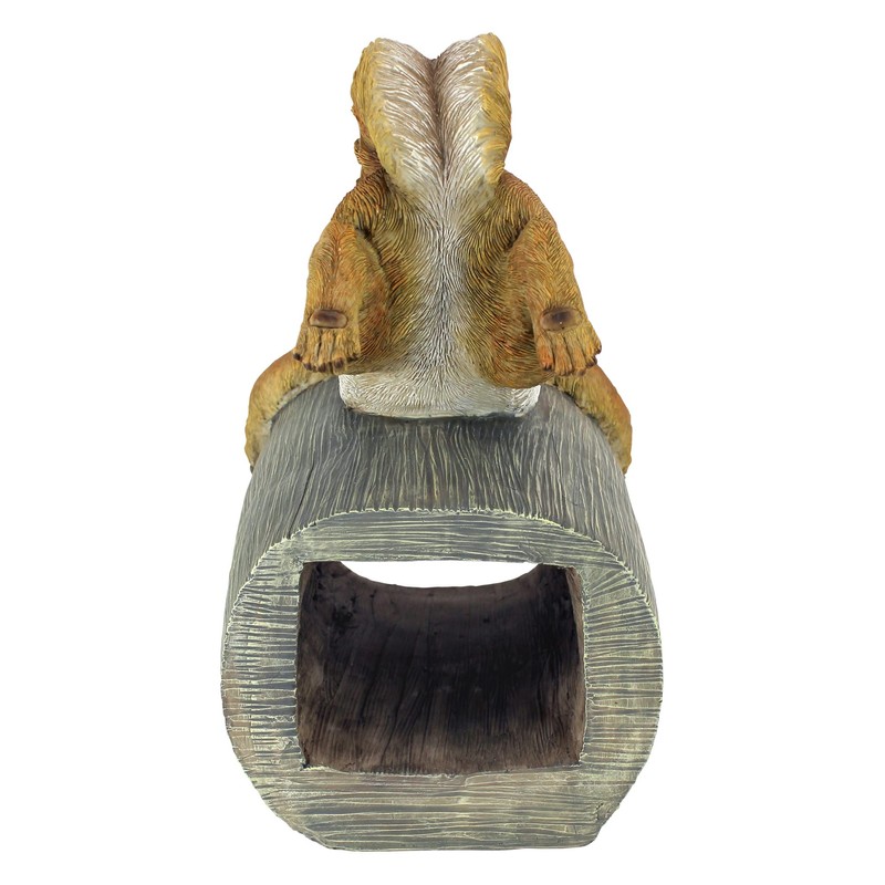 CRASH THE SQUIRREL RAIN GUTTER